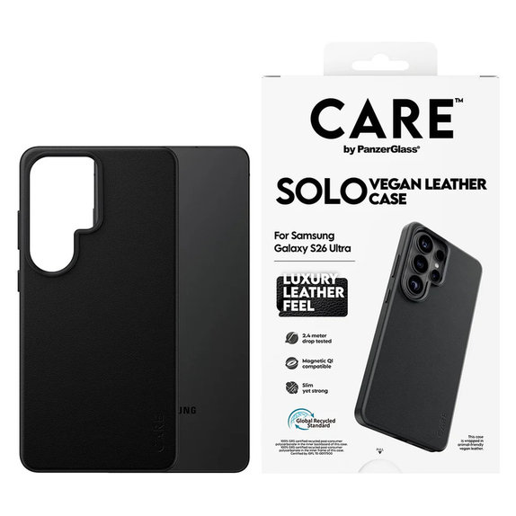 Hülle Solo für Samsung Galaxy S26 Ultra, Schwarz, PanzerGlass