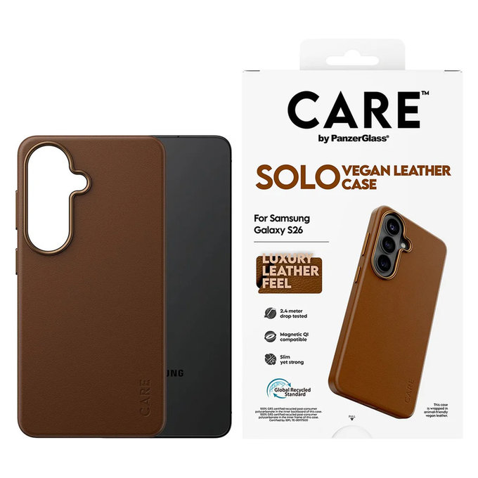 Hülle Solo für Samsung Galaxy S26, Hnedé, PanzerGlass