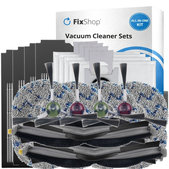 Ersatzteilset für Ecovacs X1 Omni, T10 (2x Hauptbürste, 4x Filter, 4x Seitenbürste, 8x Wischtuch, 4x Staubbeutel)