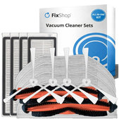 Ersatzteilset für Xiaomi Mi Robot Vacuum Mop Essential (Mijia G1) (2x Hauptbürste, 4x Filter, 4x Seitenbürste, 4x Wischtuch)