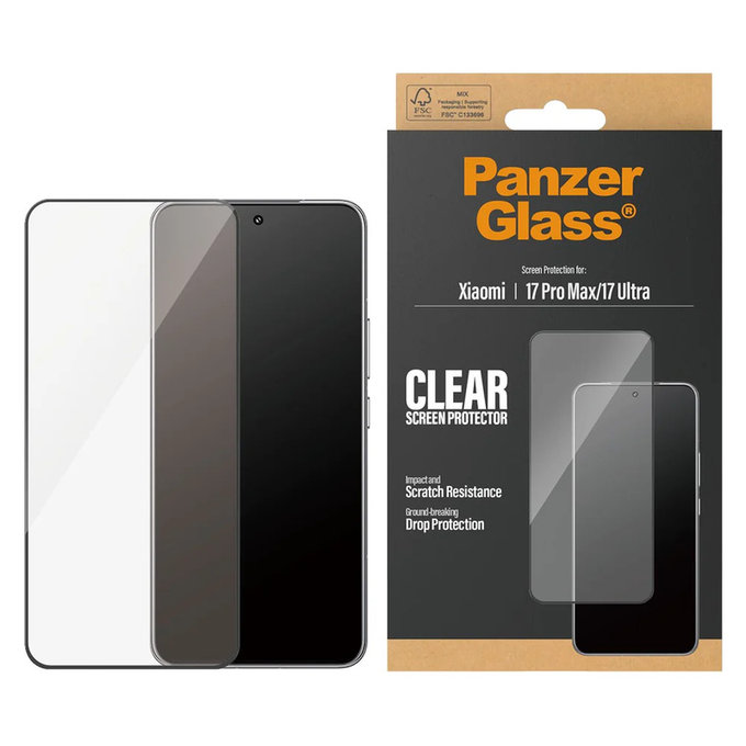 Panzerglas UWF für Xiaomi 17 Ultra, Schwarz, PanzerGlass