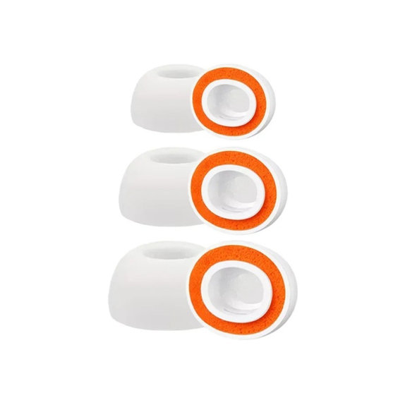 Ersatz-Silikon-Ohrstöpsel für AirPods 3 Pro, Memory Foam, Set (L, M, S), Weiß