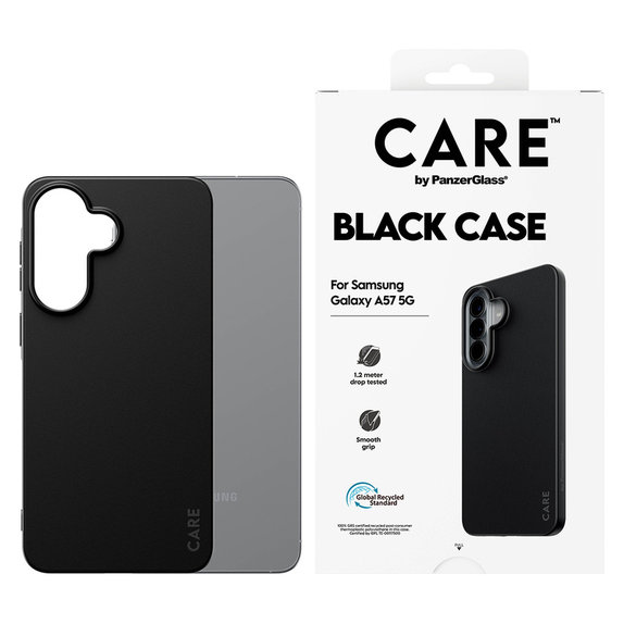 Hülle TPU für Samsung Galaxy A57, Schwarz, PanzerGlass
