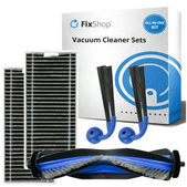 Ersatzteilset für Ecovacs Deebot X9 Pro Omni (1x Hauptbürste, 2x Filter, 2x Seitenbürste)