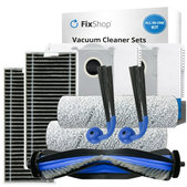 Ersatzteilset für Ecovacs Deebot X9 Pro Omni (1x Hauptbürste, 2x Filter, 2x Seitenbürste, 2x Wischtuch, 2x Staubbeutel)