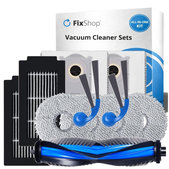 Ersatzteilset für Ecovacs Deebot T30C Omni (1x Hauptbürste, 2x Filter, 2x Seitenbürste, 4x Wischtuch, 2x Staubbeutel)
