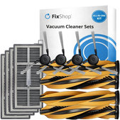 Ersatzteilset für Mova Z60 Ultra Roller (2 Paare Hauptbürsten, 4x Filter, 4x Seitenbürste)