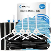 Ersatzteilset für Rowenta X-Plorer S75 (2x Hauptbürste, 4x Filter, 4x Seitenbürste, 4x Wischtuch)