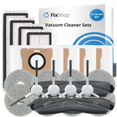 Ersatzteilset für Xiaomi Dreame L10s Ultra, Xiaomi Dreame L10s Pro (2x Hauptbürste, 4x Filter, 4x Seitenbürste, 8x Wischtuch, 4x Staubbeutel)