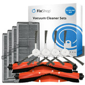 Ersatzteilset für Xiaomi Robot Vacuum H40 - Standard set XL (2x Hauptbürste, 4x Filter, 4x Seitenbürste)