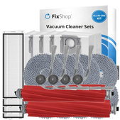 Ersatzteilset für Roborock QV 35A, QR 798, QV35S (2x Hauptbürste, 4x Filter, 4x Seitenbürste, 8x Wischtuch, 4x Staubbeutel)