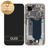 Display für Xiaomi 15T Pro 5G, Mocha Gold, Touchscreen-Glas mit Rahmen, 5600060O12U00, Genuine Service Pack