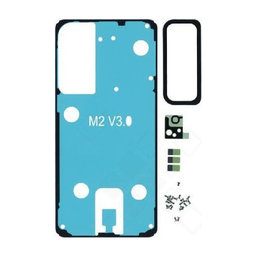 Set mit Klebestreifen für Akkudeckel (Adhesive) für Samsung S26+, GH82-39221A, Genuine Service Pack