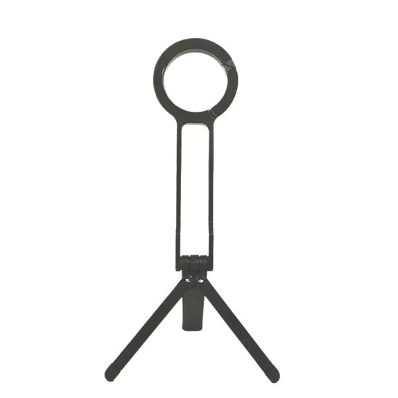 Faltbarer magnetischer Handy-Ständer, kompatibel mit MagSafe, Schwarz