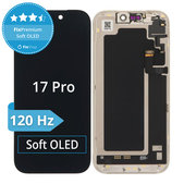 Display Soft OLED 120Hz für iPhone 17 Pro, Touchscreen-Glas mit Rahmen, DIAGNOSTIC