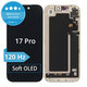 Display Soft OLED 120Hz für iPhone 17 Pro, Touchscreen-Glas mit Rahmen, DIAGNOSTIC