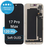 Display Soft OLED 120Hz für iPhone 17 Pro Max - Touchscreen + Rahmen, DIAGNOSTIC