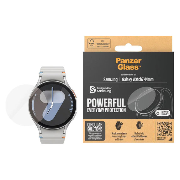Panzerglas UWF für Samsung Galaxy Watch7 44 mm, Klar, PanzerGlass