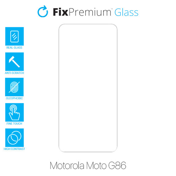 FixPremium Glass - Gehärtetes Glas für Motorola Moto G86