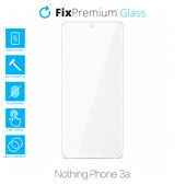 FixPremium Glass - Gehärtetes Glas für Nothing Phone (3a)