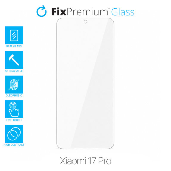 FixPremium Glass - Gehärtetes Glas für Xiaomi 17 Pro