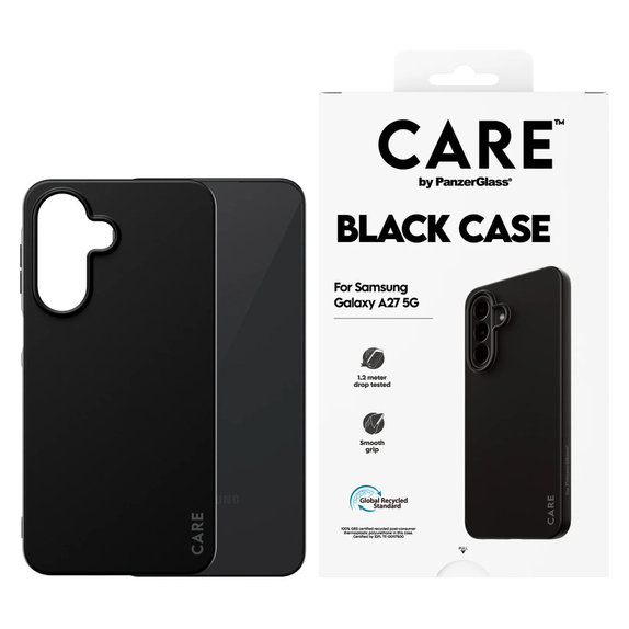 Hülle TPU für Samsung Galaxy A27, Schwarz, PanzerGlass