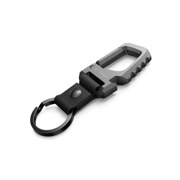 Schlüsselanhänger Slidelock Carabiner Keychain, Gunmetal, Tech-Protect