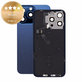 Glas der Rückabdeckung für iPhone 15 Pro Max, Blue Titanium, Pulled A