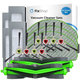Ersatzteilset für iRobot Roomba Combo 1138, Ecovacs Deebot Ozmo 930 (2x Hauptbürsten, 4x Filter, 4 Paare Seitenbürsten, 4x Wischpads)