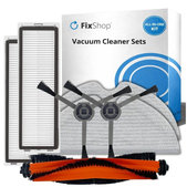 Ersatzteilset für Xiaomi Dreame Bot L10 Pro, D9, D9 Pro, D9 Max, Trouver LDS (1x Hauptbürste, 2x Filter, 2x Seitenbürsten, 2x Wischpads)