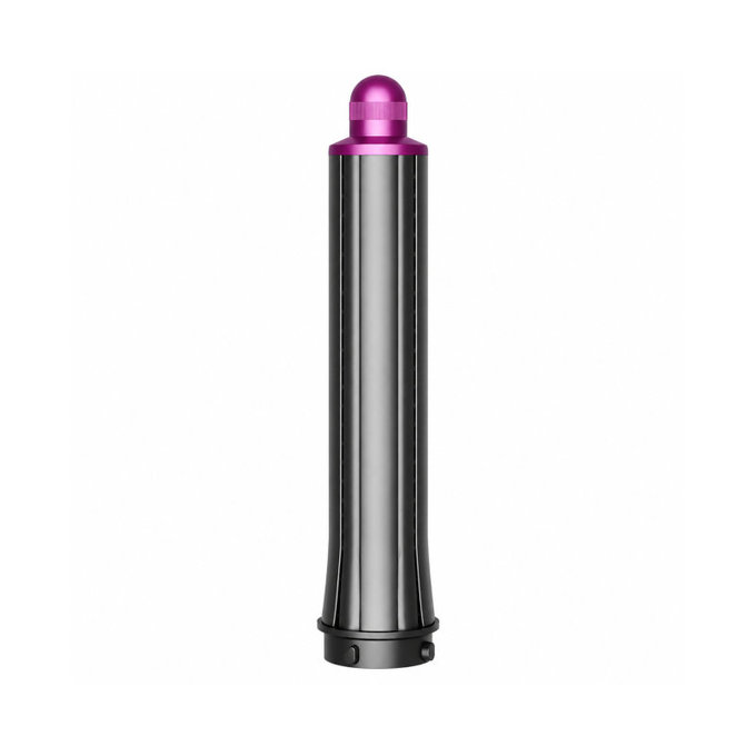Langer Lockenaufsatz für Dyson Airwrap HS01, HS05, 30 mm, Nickel / Fuchsia
