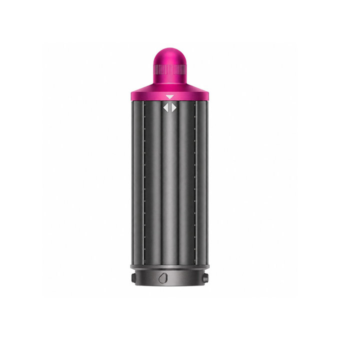 Kurzer Lockenaufsatz für Dyson Airwrap HS01, HS05, 40 mm, Nickel / Fuchsia