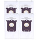 Universal-Staubbeutel E201SM, 4 Stk. für Electrolux, Philips, Tornado, Volta, AEG - S-bag