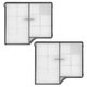 HEPA-Filter, 2 Stk. für Xiaomi Roborock Saros 10