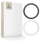Magnetischer MagSafe-Ring MagMat MagSafe 2-PACK Black &, silber, Tech-Protect