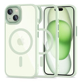 Hülle MagMat MagSafe für iPhone 15, grün/transparent, Tech-Protect