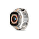 Armband Stainless Line für Apple Watch 8 / 9 / 10 / 11 / SE / Ultra (44 / 45 / 46 / 49 mm), Titanium/Orange, Tech-Protect