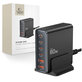 Netzladegerät DC80W-GAN 6-PORT PD 80W / QC3.0, schwarz, Tech-Protect