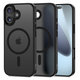 Hülle MagMat MagSafe für iPhone 17, Matte Black, Tech-Protect