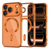 Hülle MagFlex MagSafe für iPhone 17 Pro, Shiny Cosmic Orange, Tech-Protect
