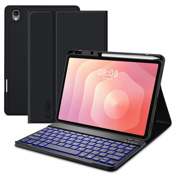 Hülle Sc Pen + Keyboard für Samsung Tab S11 11.0 X730 / X736B, schwarz, Tech-Protect
