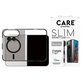 SL1M Smokey Hülle mit schwarzem MagSafe für iPhone Duo, PanzerGlass
