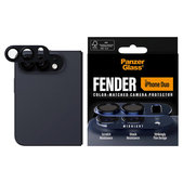Fender Kameraobjektivschutz für iPhone Duo, Dark Blue, PanzerGlass