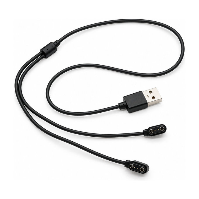 Magnetisches Ladegerät 2PIN 2-in-1 für Bluetooth-Brillen, Uhren und Kopfhörer