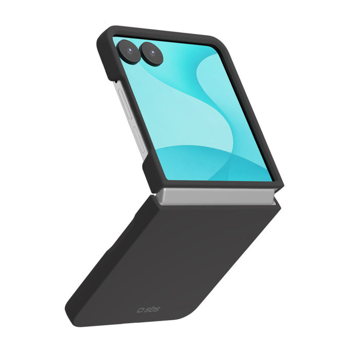 Hülle Instinct für Samsung Galaxy Z Flip8, Schwarz, SBS