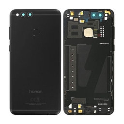 Huawei Honor 7X BND-L21 - Akkudeckel + Fingerabdrucksensor (Black) - 02351SDK, 02351SBM Genuine Service Pack