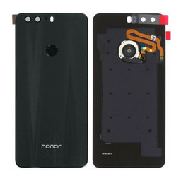 Huawei Honor 8 - Akkudeckel + Fingerprint Sensor (Black) - 02350XYW Genuine Service Pack