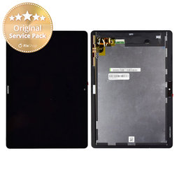 Huawei MediaPad T3 10 - LCD Display + Touchscreen Front Glas + Rahmen (Luxurious Gold) - 02351JFB, 02351SYD Genuine Service Pack