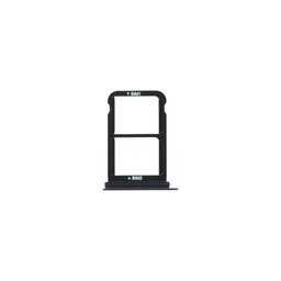 Huawei P20 - SIM + SD Steckplatz Slot (Black) - 51661JBA Genuine Service Pack