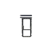 Huawei P20 Lite - SIM + SD Steckplatz Slot (Midnight Black) - 51661HKK Genuine Service Pack